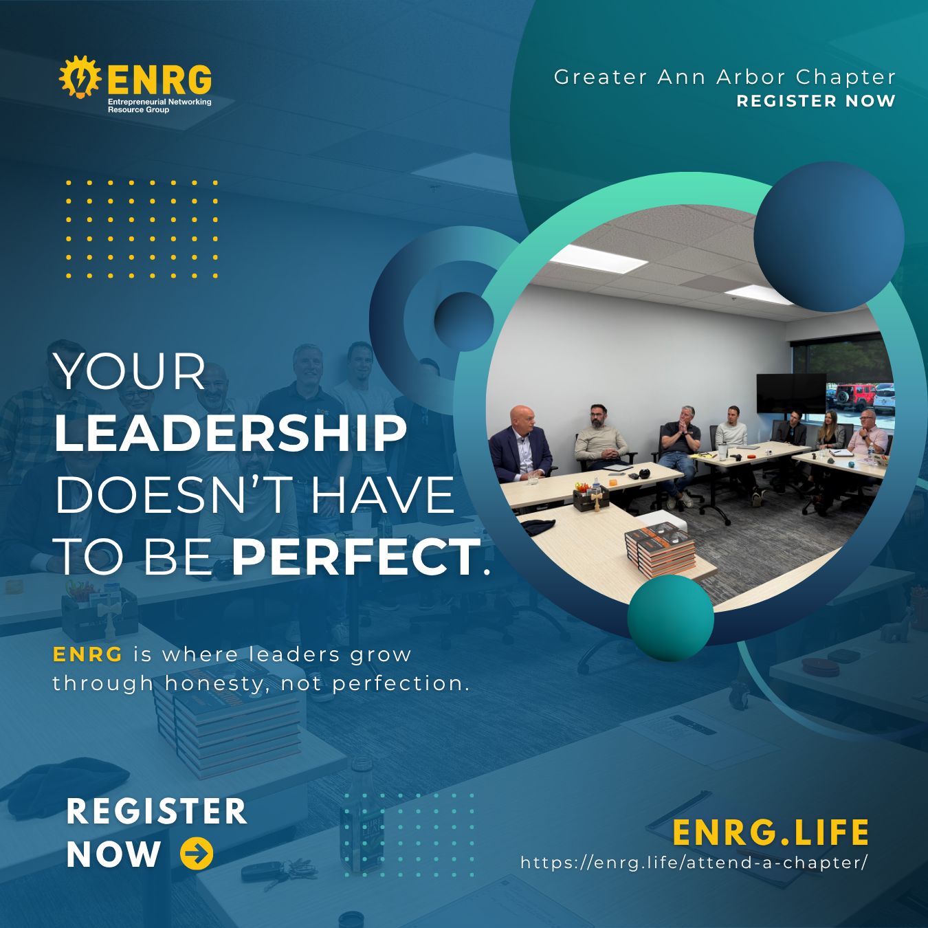 ENRG social media promotional graphic