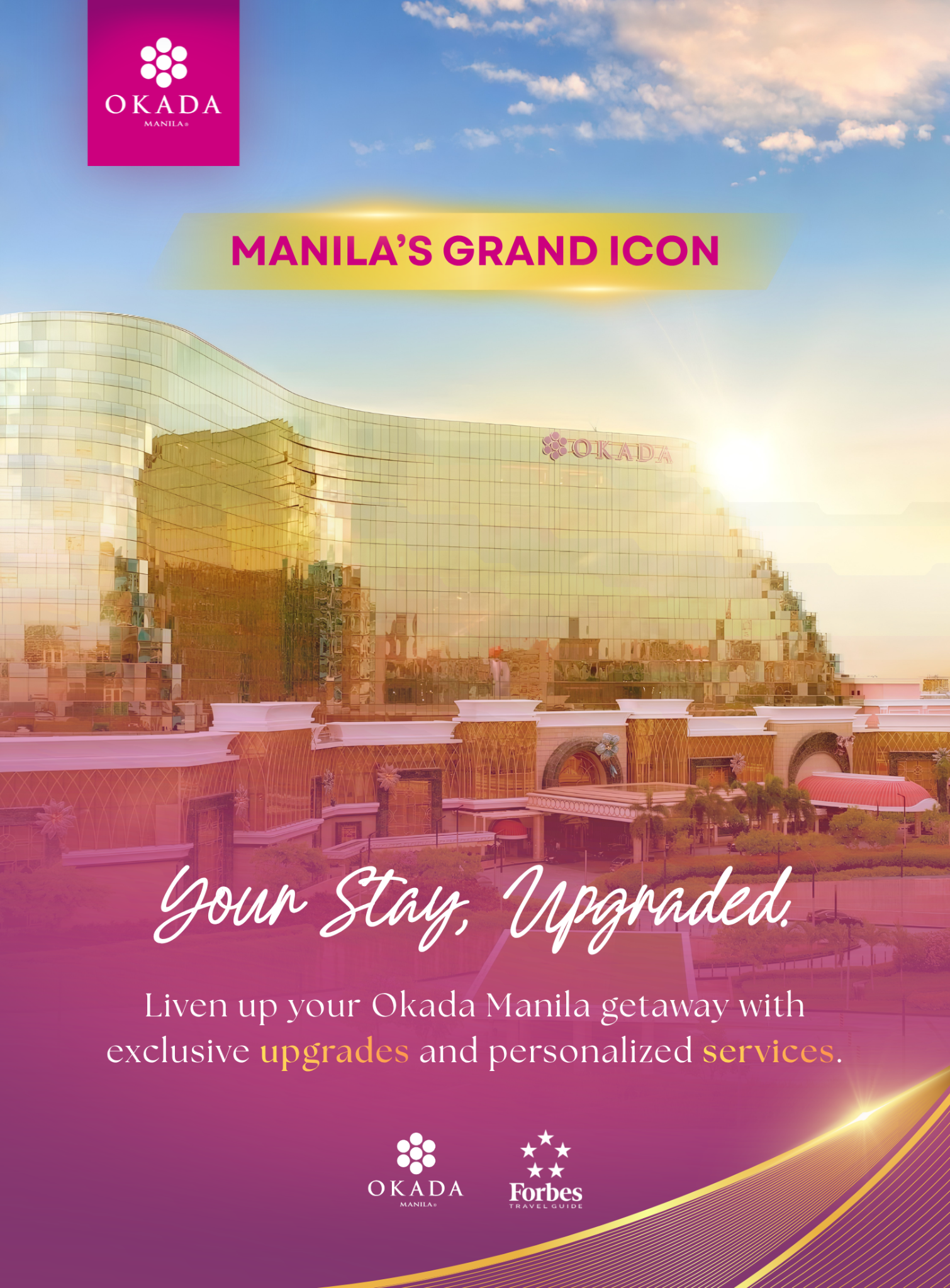 Okada Manila independent advertising poster concept