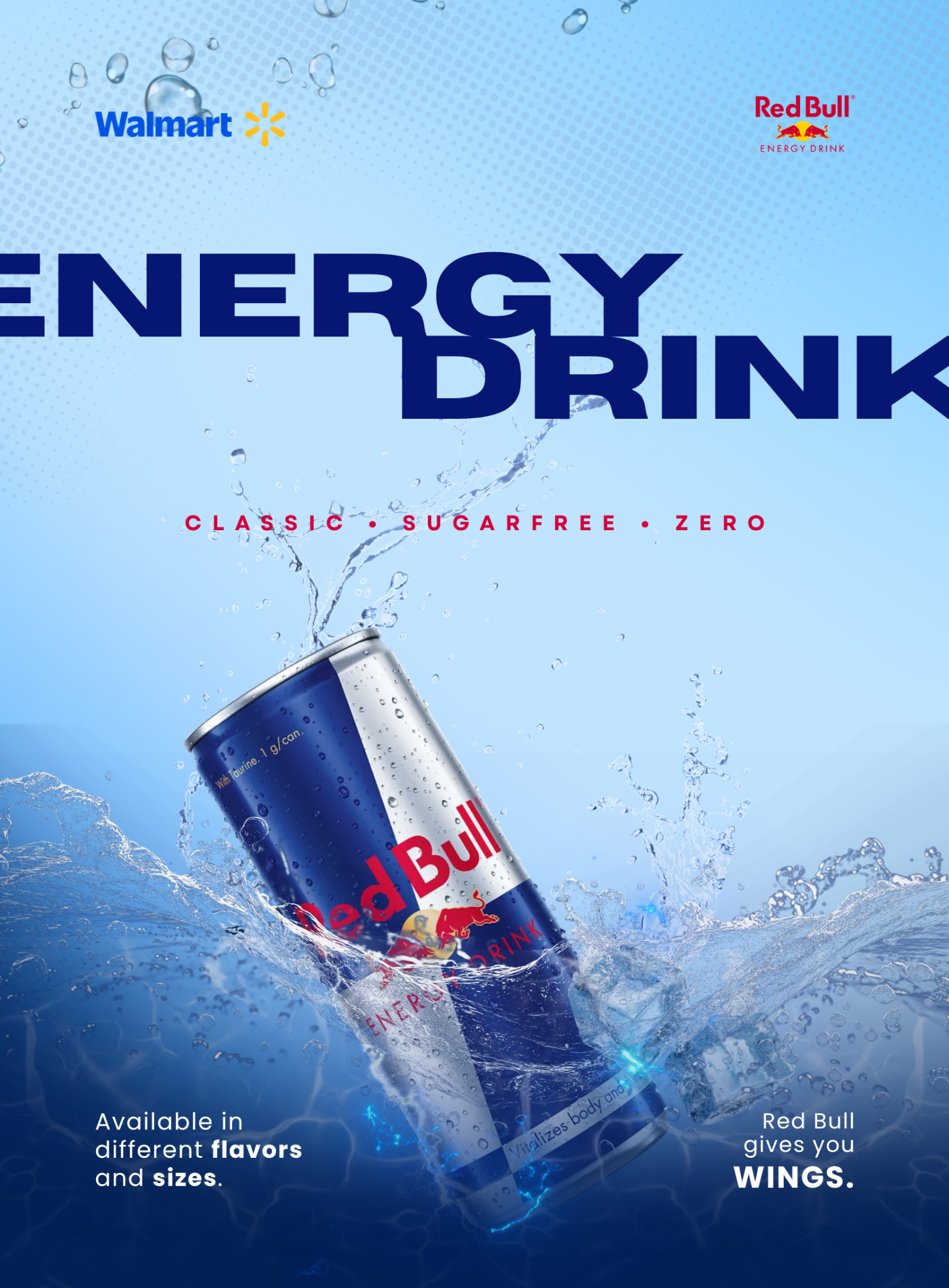 Red Bull independent advertising poster concept